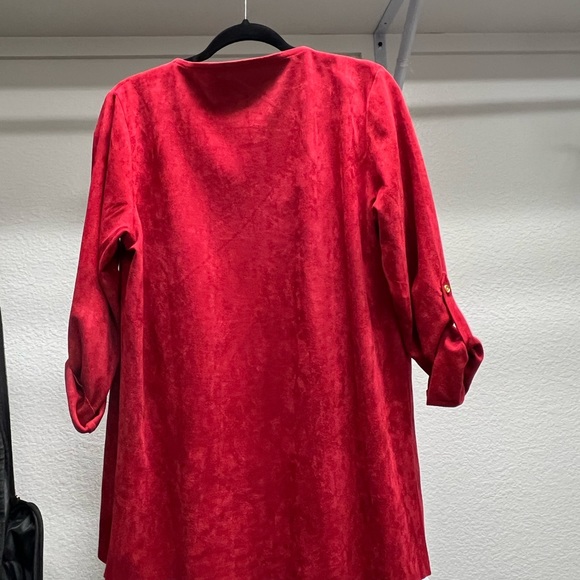 Red Suede jacket - Picture 2 of 2